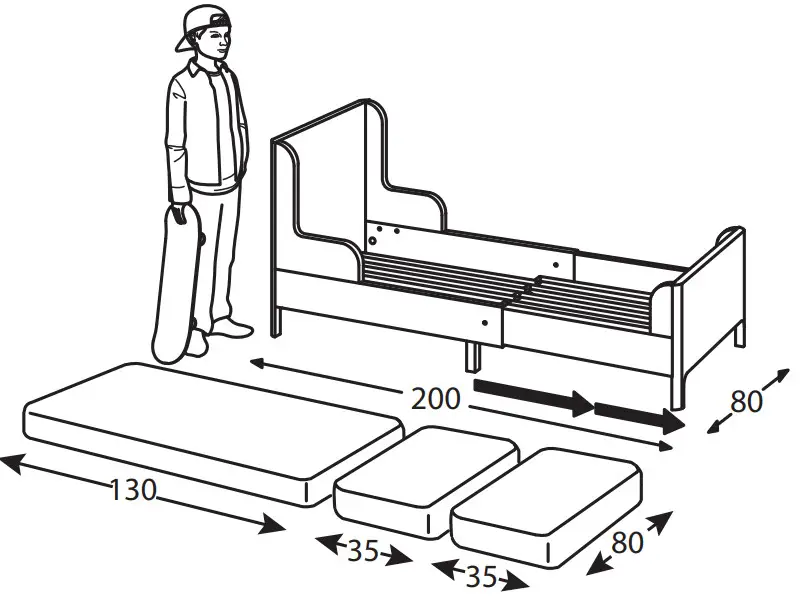 IKEA 702 743 41 Children s Sleep 3 Plus years Beds - Fig 6