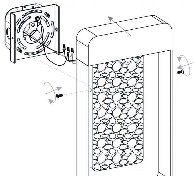 QUOIZEL BOU8407MBK Bourdon LED 8 Inch Matte Black Outdoor Lantern - INSTALLATION 3
