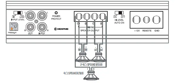MEMPHIS PRX Series Audio Power Reference Mono Subwoofer Amplifier fig (10)