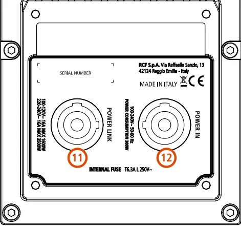 RCF TT 808-AS Professional Active Subwoofer-fig6