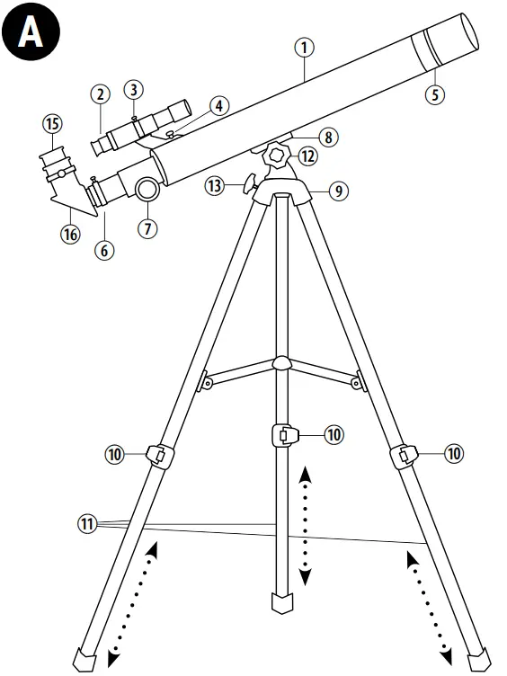 BRESSER 4790905 Nano AZ Telescope - FIG 1