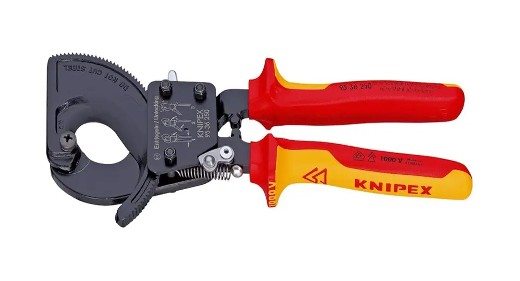 Knipex 95 36 250 Cable Cutters Instruction Manual Knipex 95 36 250 Cable Cutters Instruction Manual