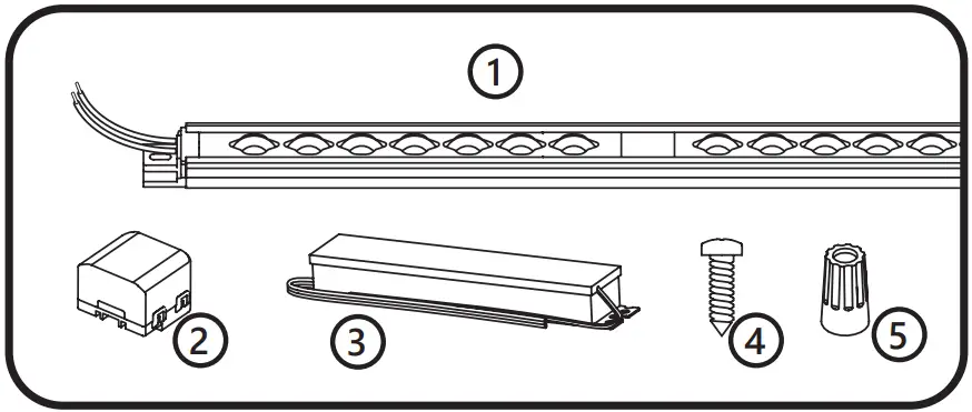 GE current DISP103 Immersion Elite LED Refrigerated Display Lighting - Components Required