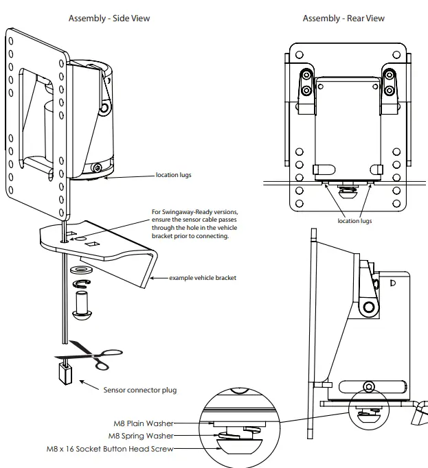 Motion DWM2355S Tilt and Rotate Mount 10