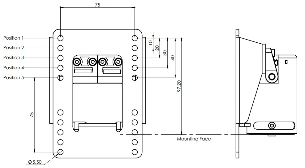 Motion DWM2355S Tilt and Rotate Mount 3
