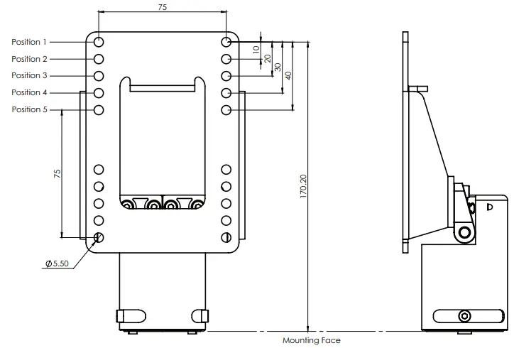 Motion DWM2355S Tilt and Rotate Mount 5