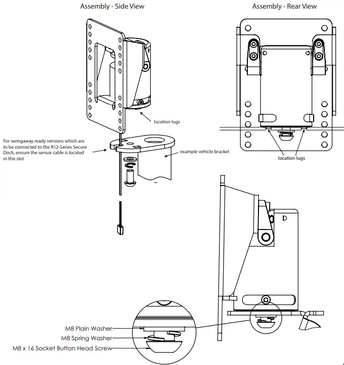 Motion DWM2355S Tilt and Rotate Mount 8