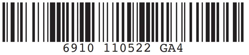 NOVY 6910 Pureline Pro Compact Ceiling Unit - bar code