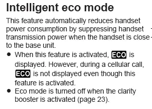 Intelligent eco mode