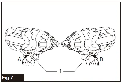 makita-DTW1001,-DTW1002,-DTW800-Cordless-Impact-Wrench-FIG-7