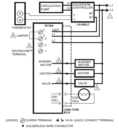 Honeywell R7284B-U Electronic Oil Primary Control-10