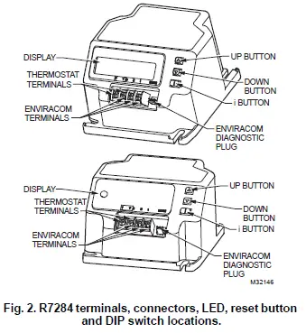 Honeywell R7284B-U Electronic Oil Primary Control-2