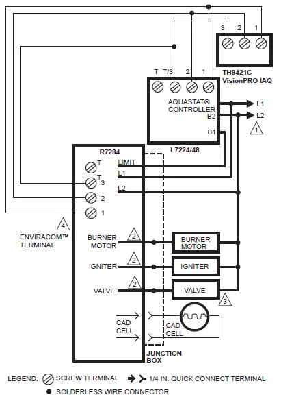Honeywell R7284B-U Electronic Oil Primary Control-8