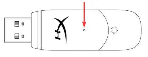 HyperX HHSC1C-CG-BKG Cloud Core Wireless - LED