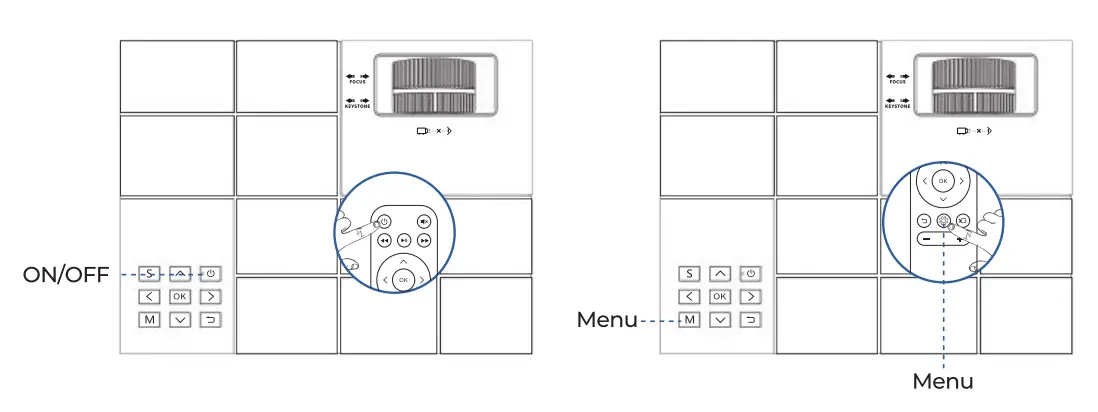 YOWHICK GDP1W Native 1080P 5G WiFi Bluetooth Projector-5