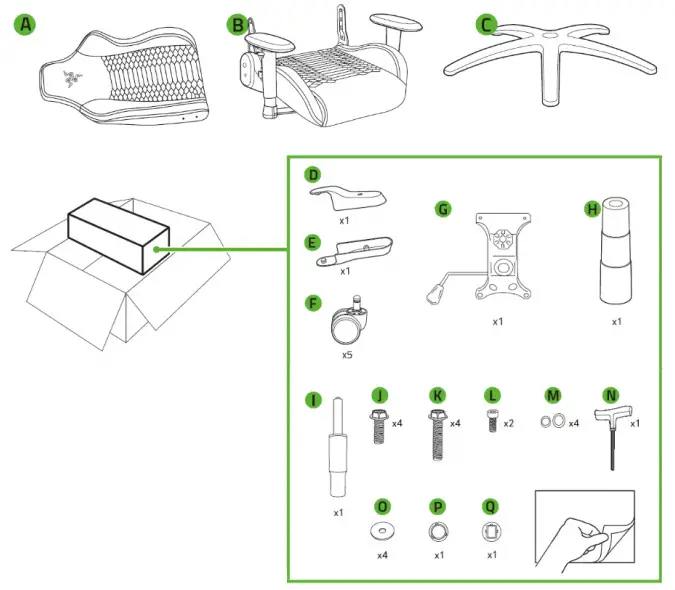 RAZER ISKUR X XL Gaming Chair -