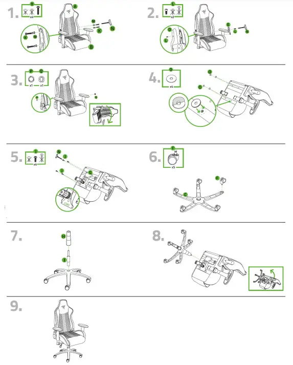 RAZER ISKUR X XL Gaming Chair - ASSEMBLY