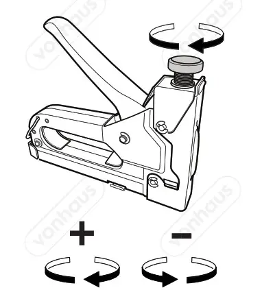 VonHaus 3500196 3 In 1 Manual Staple and Nail Gun - fig