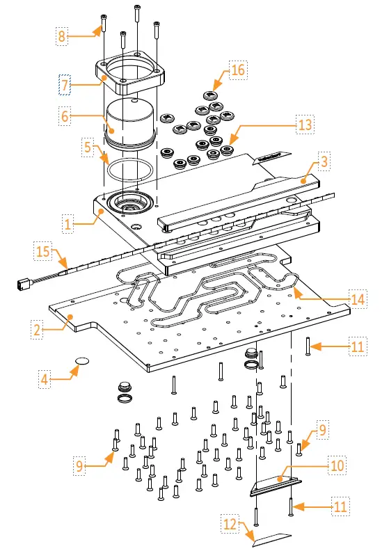 KONICA MINOLTA Reflection 2 Mini D5 PWM D-RGB Mini Distro Plate Strix 3
