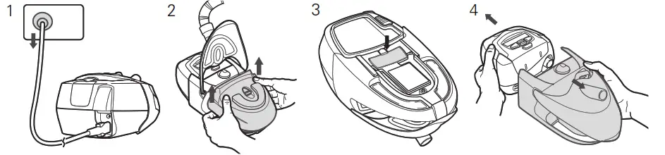 RESMED H4i Heated Humidifier - Detaching your H4i