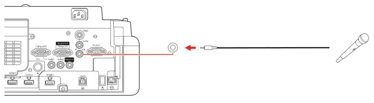 PowerLite EB-720-EB-725W Projector - Microphone