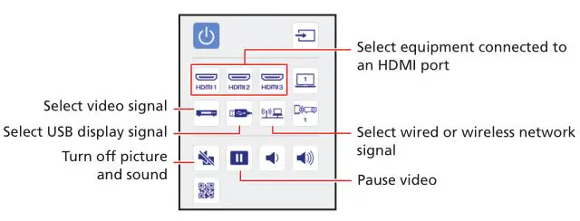 PowerLite EB-720-EB-725W Projector - Using web remote