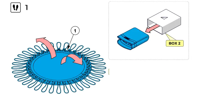 ACON Round Rebounder Fit Trampoline - fig 1