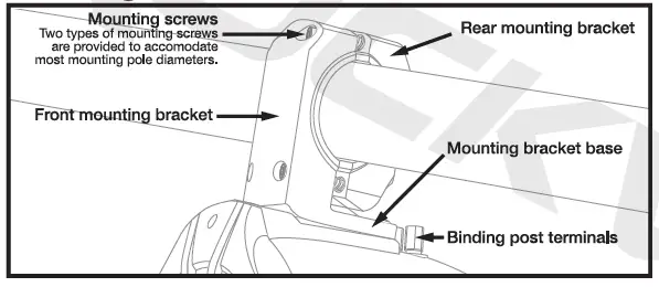 Pair Rockville RWB70B Black 6.5 250w Marine Wakeboard 360° Swivel Tower Speakers (1)