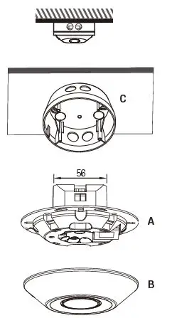 HYTRONIK-HMW11-Surface-Mount-High-Bay-Motion-Sensor-fig-4