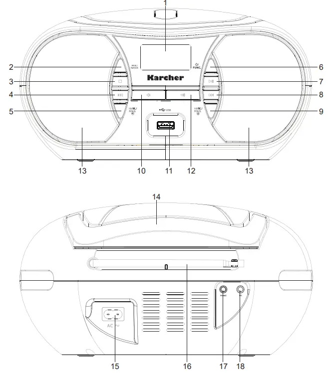 KARCHER-RR5026-Portable-Radio-CD-Player-fig 3
