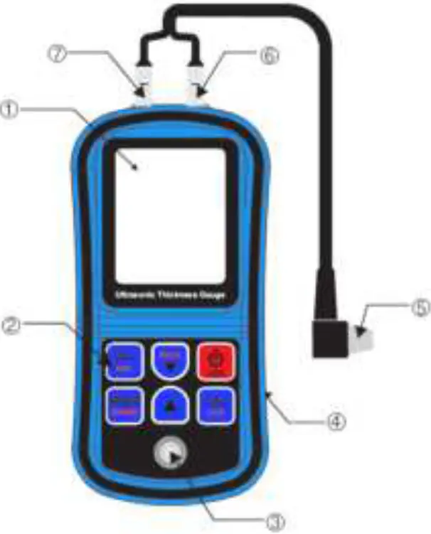 PeakTech 5225 Ultrasonic Thickness Meter 01