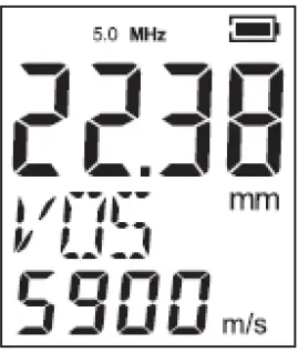 PeakTech 5225 Ultrasonic Thickness Meter 11
