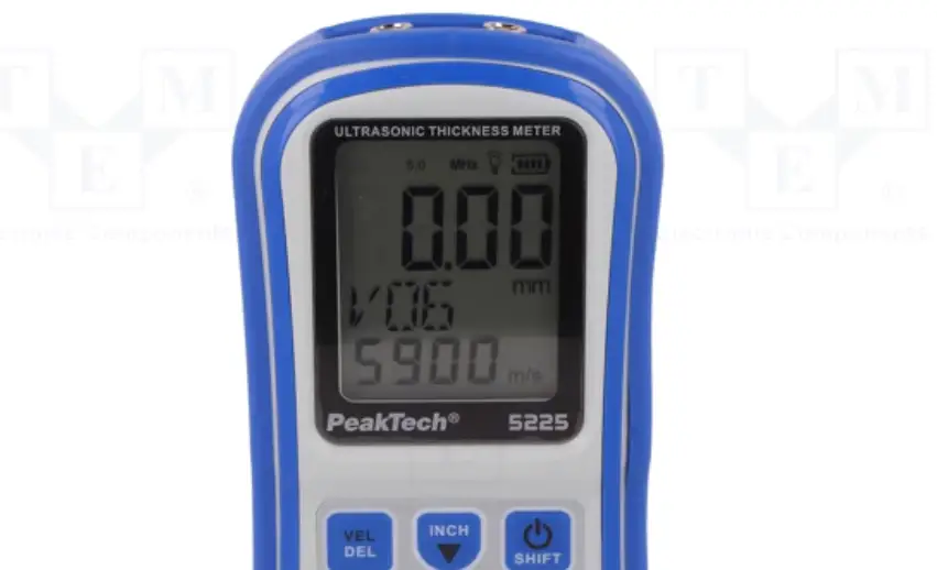 Peaktech 5225 Ultrasonic Thickness Meter Instruction Manual