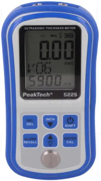 PeakTech 5225 Ultrasonic Thickness Meter product