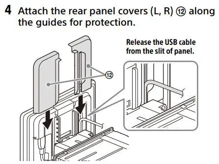 SONY XAV-AX8150 AV Receiver Instruction Manual - Attaching the display to the unit