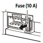 SONY XAV-AX8150 AV Receiver Instruction Manual - Fuse replacement