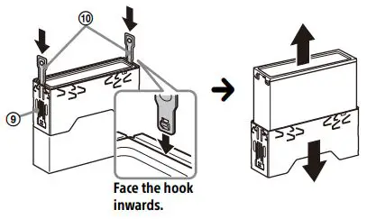 SONY XAV-AX8150 AV Receiver Instruction Manual - Insert both release keys