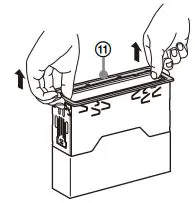 SONY XAV-AX8150 AV Receiver Instruction Manual - Pinch both edges of the trim ring