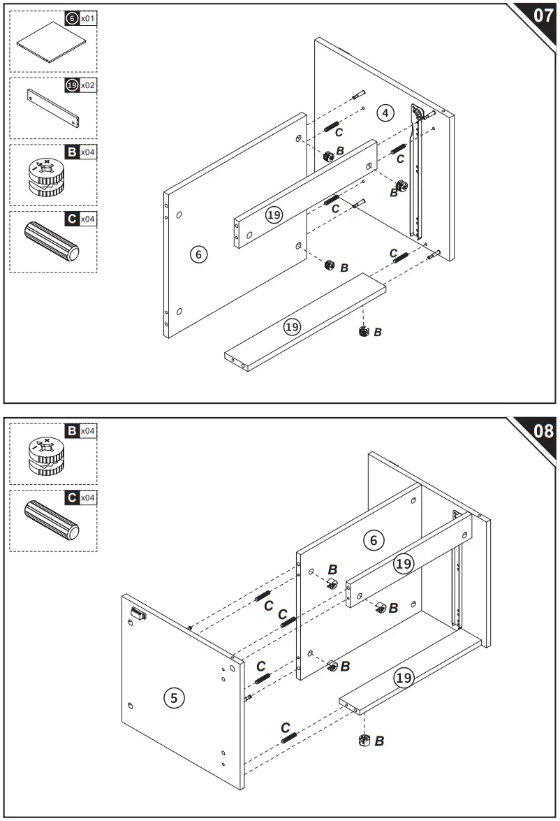 HOMCOM 839 223 Modern TV Stand Cabinet for TV - fig 13