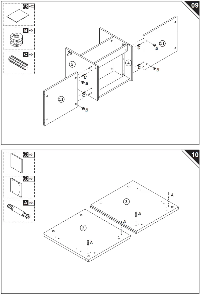 HOMCOM 839 223 Modern TV Stand Cabinet for TV - fig 14
