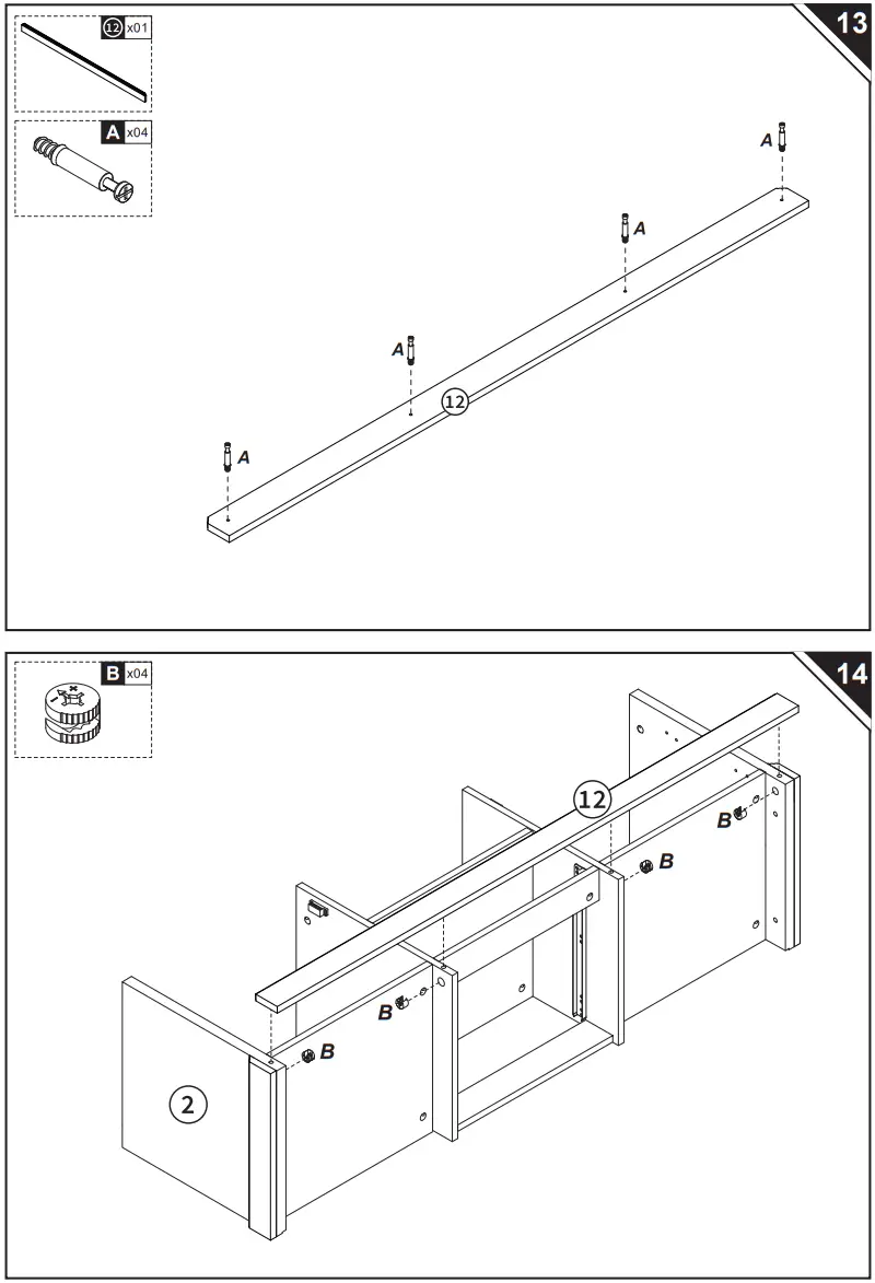 HOMCOM 839 223 Modern TV Stand Cabinet for TV - fig 16