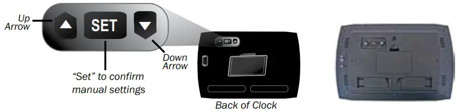 TIMEX 75324T Atomic Digital Clock Instruction Manual - MANUALLY
