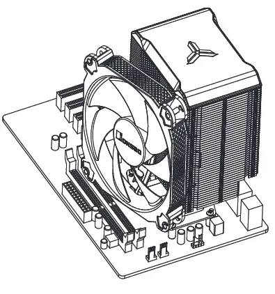 JONSBO-HX6240-Black-White-6-Heat-Pipe-CPU-Cooler-fig 17
