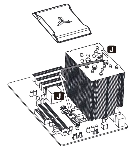 JONSBO-HX6240-Black-White-6-Heat-Pipe-CPU-Cooler-fig 7