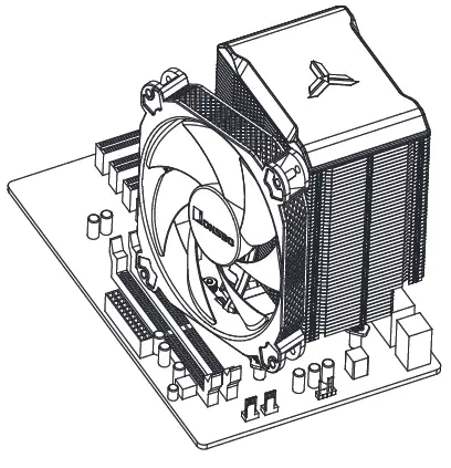 JONSBO-HX6240-Black-White-6-Heat-Pipe-CPU-Cooler-fig 7