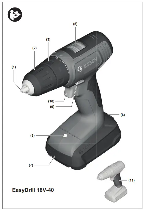 BOSCH EasyDrill EasyImpact 18V 40 - bar
