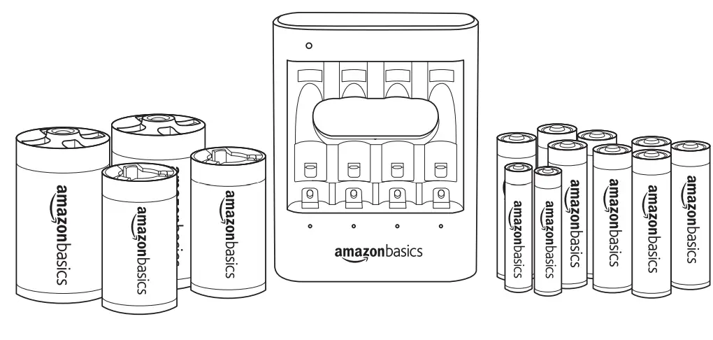 amazon basics B084RZDC74, B084RYTW6F USB Battery Charger Pack -
