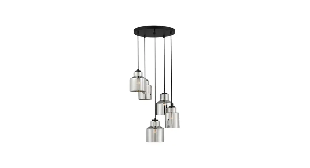 Meridian M10091mbk 5 Light Matte Black Chandelier Instruction Manual Meridian M10091mbk 5 Light Matte Black Chandelier Instruction Manual