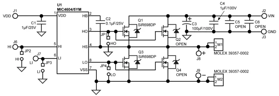 MICREL-MIC4605-Evaluation-Board-fig2
