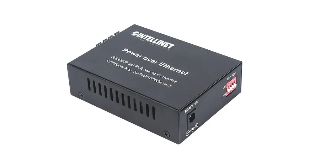 Intellinet 508209 Gigabit Poe+ Media Converter Instructions